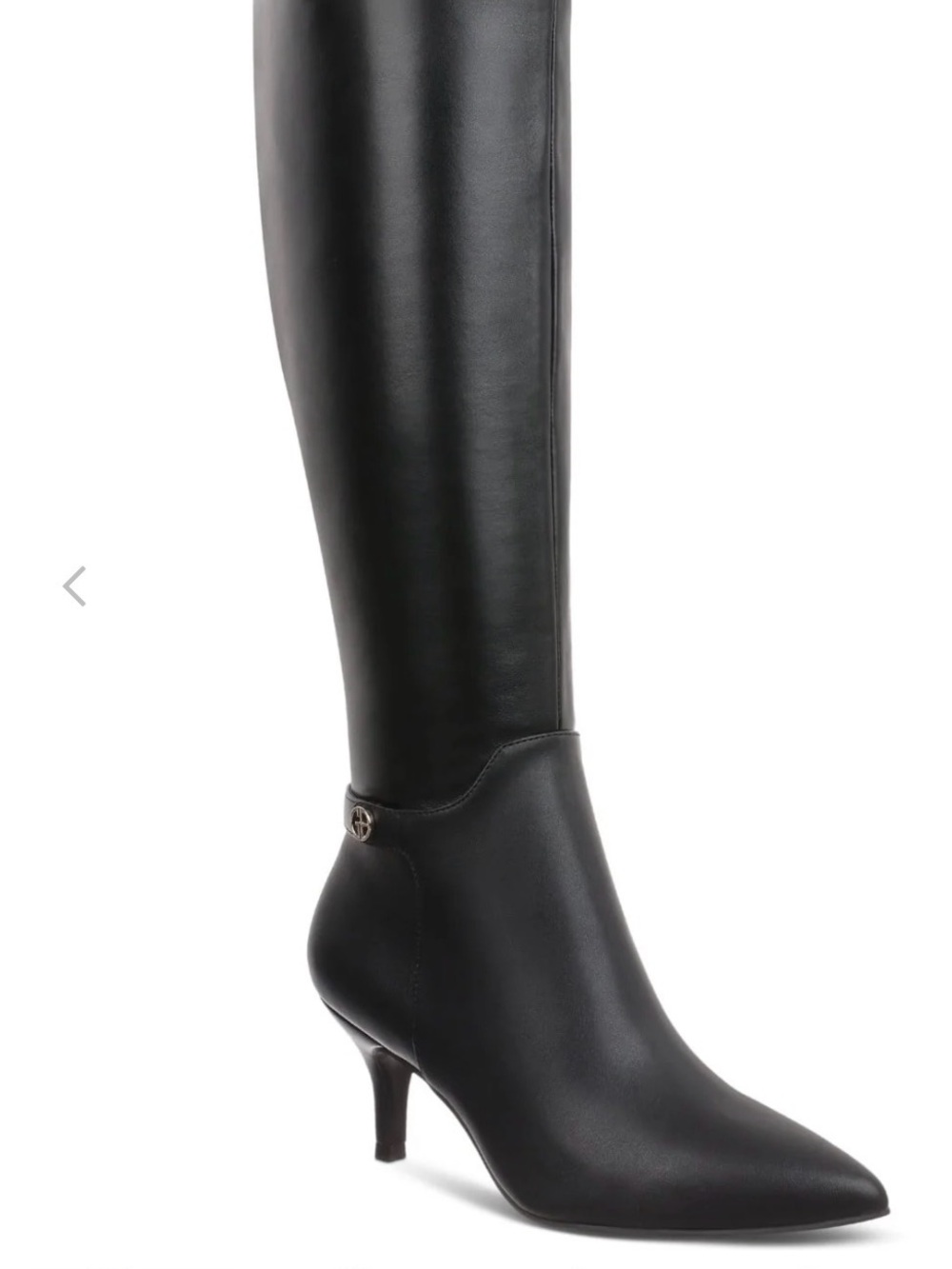 NWT Giani Bernini Black Knee High Stiletto Boots
